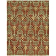 thumbnail image 1 of Kalaty Legacy Area Rug LG-020 Vegred Diagonals Petals 6' x 9' Rectangle, 1 of 2