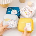 thumbnail image 2 of Cxd-Cartoon Sanitary Napkin Storage Bag Cute Girl Large Capacity Convenient Menstrual Small Bag Sanitary Napkin Storage Bag, 2 of 6