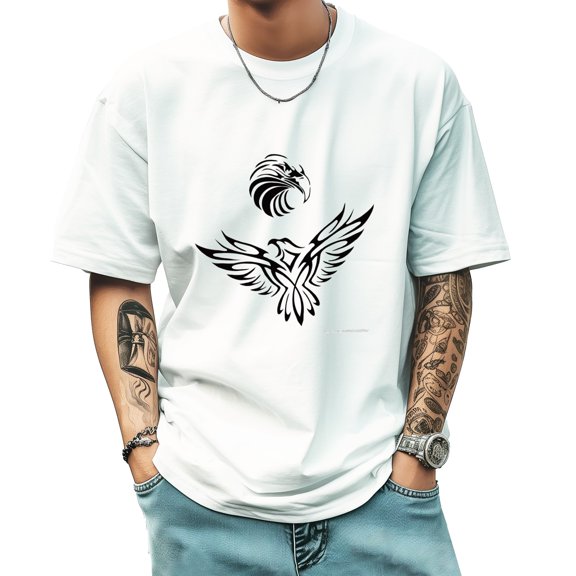 Graphic Tees for Men Summer New Print Casual Tee Fashion Trend Sports Shirt Select