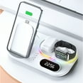 thumbnail image 2 of "Bouanq Portable Wireless Charger Wireless Charging Station, Upgraded 4 In 1 Wireless Charger Stand With Breathing Indicator,With 30W Max Wireless Charger Stand", 2 of 8