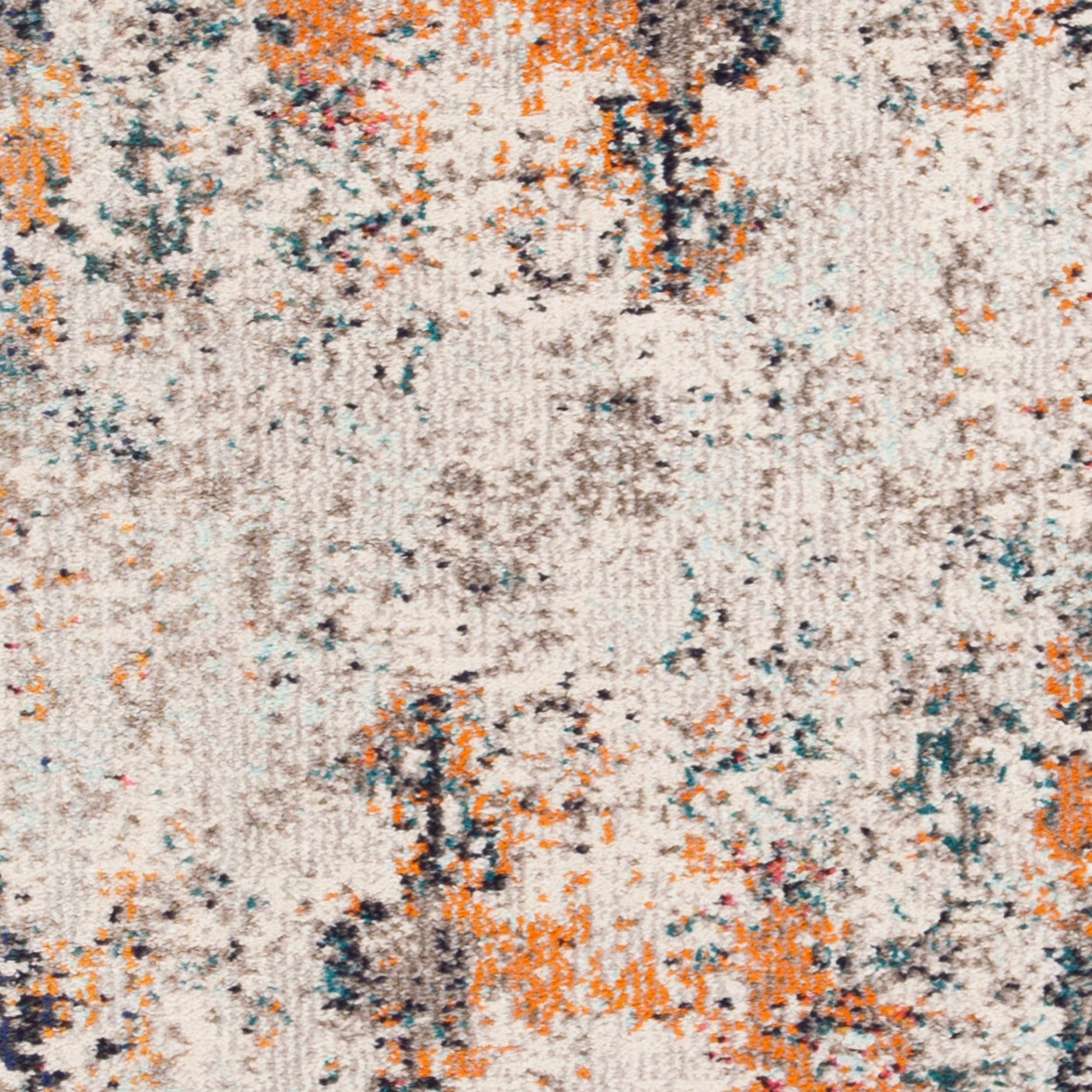 SAFAVIEH Madison Nita Vintage Floral Runner Rug, Grey/Beige, 2'2" x 18'