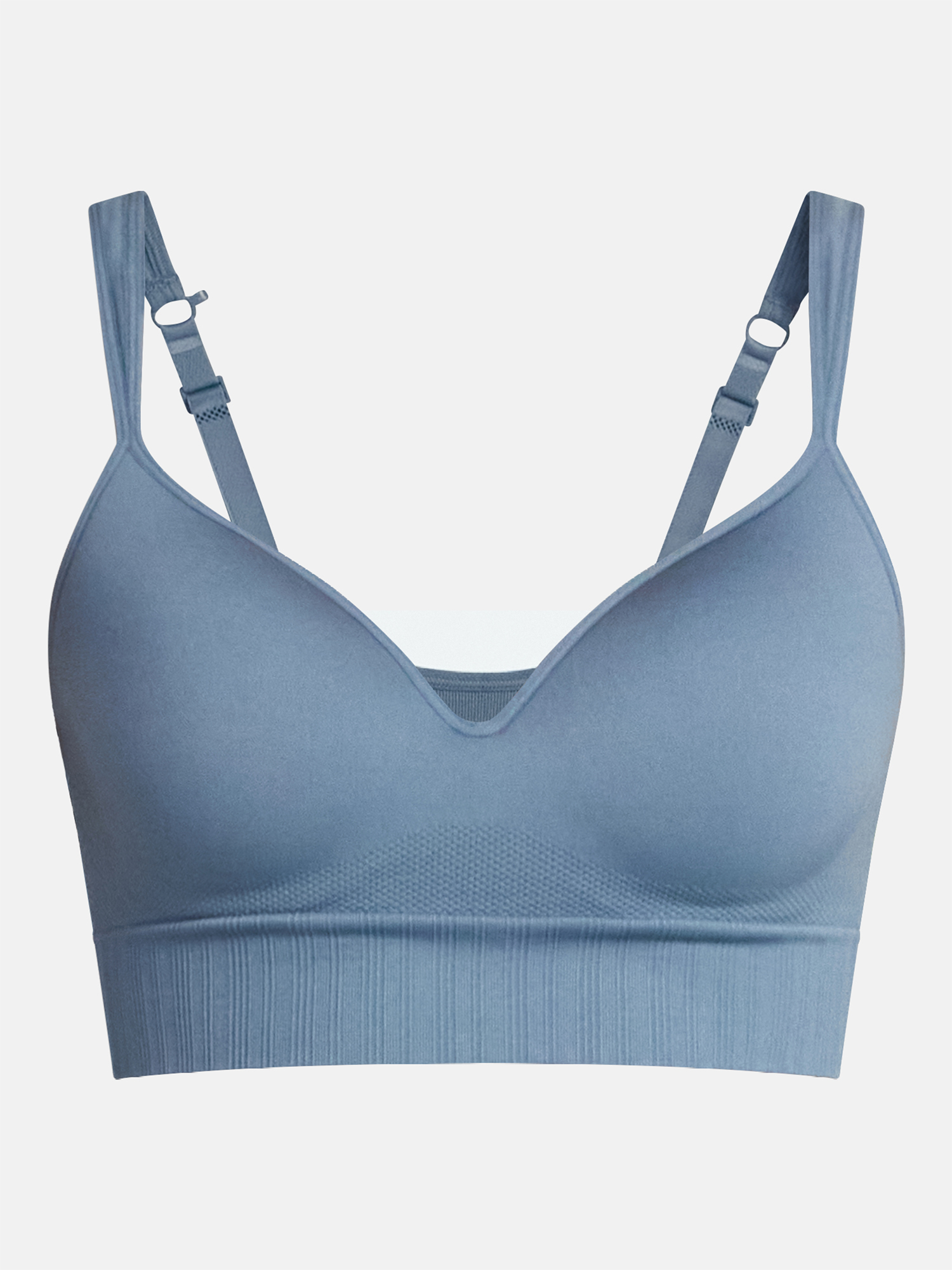 Avia Women's Medium Support Molded Plunge Sports Bra, Sizes S-XXXL
