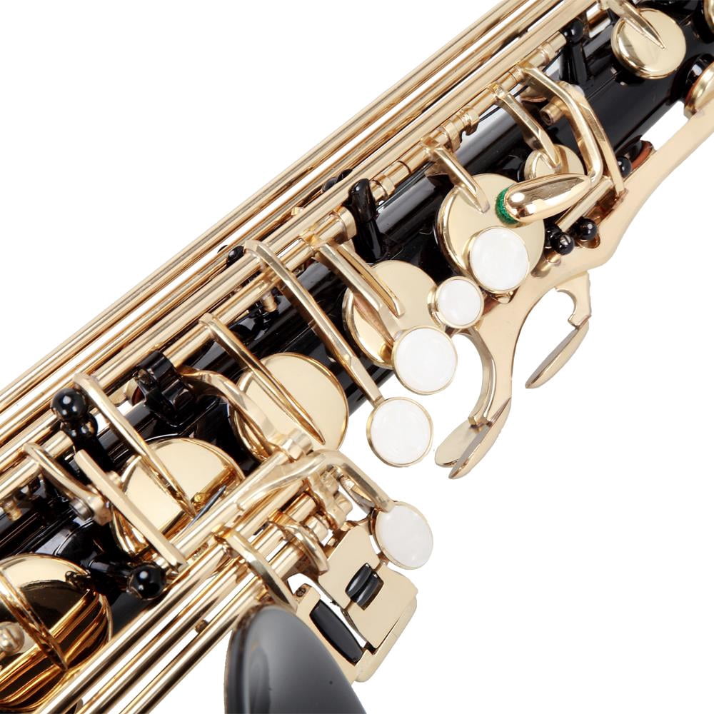 Glarry Adult Eb Alto Saxophone Kit w/ 11 Reeds Case Accessories for Student