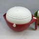 thumbnail image 3 of EeaseMX 1 cesta de filtro portátil de doble capa para lavar arroz, secar frutas y verduras, colador para utensilios de cocina (rojo y blanco), 3 of 7