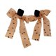 thumbnail image 2 of Moda Bowknot lazo pendientes colgante oreja larga cadena para mujeres niñas joyería boda creativa Salvador Earings de lunares de cinta, 2 of 7
