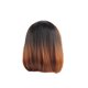 thumbnail image 3 of Pelucas Sint?ticas de Pelo Liso Degradado Corto Ombre para Mujer con Flequillo 30CM, Calor Sunnimix Pelucas sint?ticas de pelo corto, 3 of 8