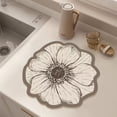 thumbnail image 4 of TIMIFIS Bathroom Rugs Countertop Diatomite Water Absorbing Drying Mat Hand Washing Countertop Heat Insulation Mat Abrasion Kitchen Draining Mat Bath Mat, 4 of 6