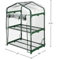 thumbnail image 6 of ZXNYH HC-4202 Walk-In Greenhouse- Indoor Outdoor with 8 Sturdy Shelves-Grow Plants, Seedlings, Herbs, or Flowers In Any Season-Gardening Rack, 6 of 8