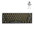 thumbnail image 1 of (Black-Tea Shaft)RK61 61 Keys Bluetooth / 2.4G Wireless / USB Wired Three Modes Tablet Mobile Gaming Mechanical Keyboard, 1 of 1