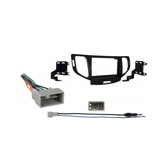 Fits Acura TSX 09-14 w/o NAV Metra Double DIN Dash Kit with Harmony Radio Harness