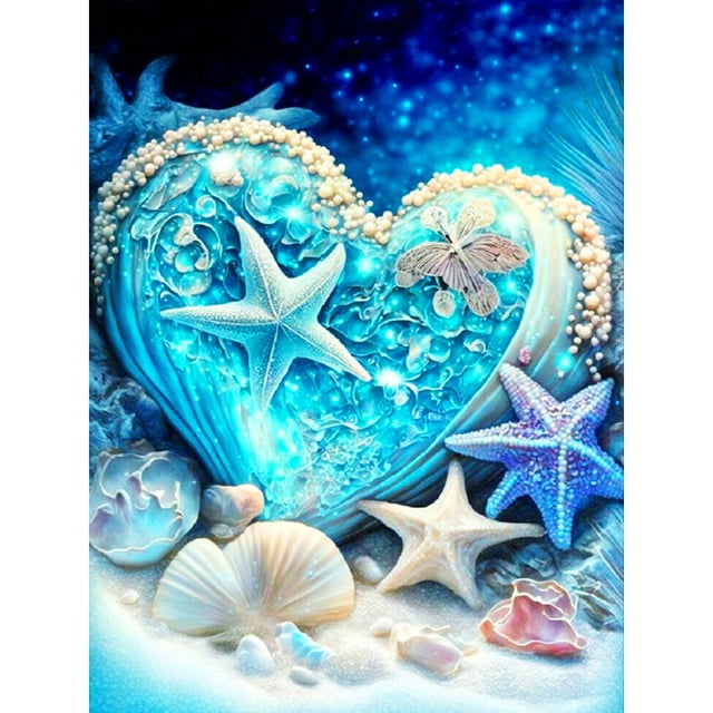5D DIY Fantasía Mar Amor Del