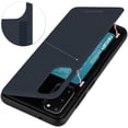 thumbnail image 3 of TopSave Goospery Magnet Door PC+TPU Hidden Card Holder Bumper Case For Samsung S20 Plus, Navy Blue, 3 of 3