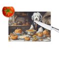 thumbnail image 4 of Carolines Treasures DAC1798LCB 15 x 12 in. Unisex Old English Sheepdog Fall Kitchen Pumpkins Glass Cutting Board - Large, 4 of 5