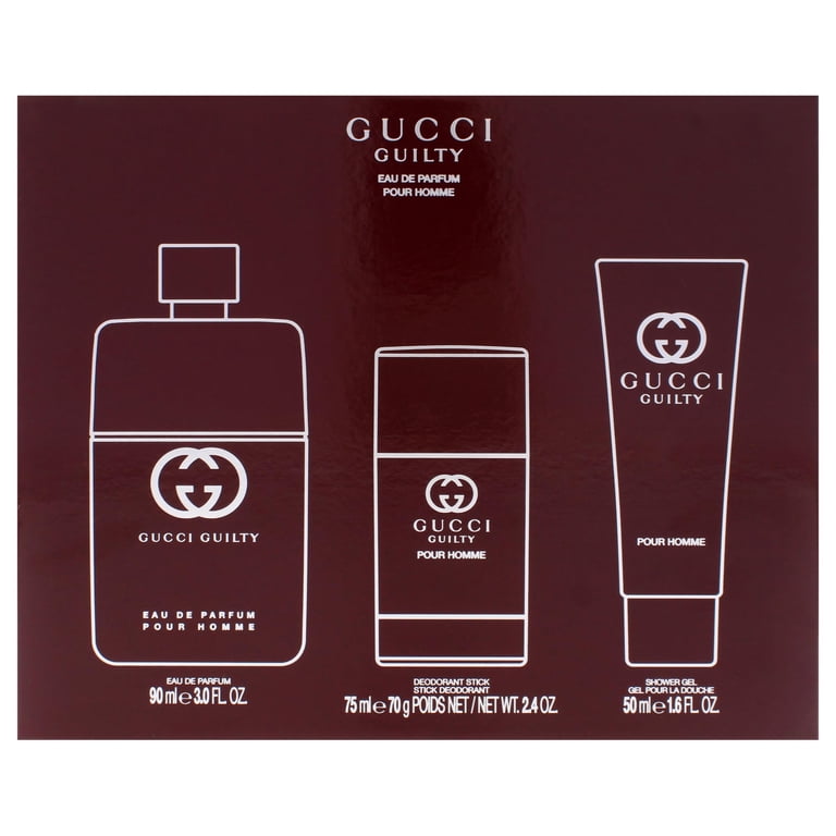 Gucci Men's Guilty Pour Homme Gift Set Fragrances 3616303465087