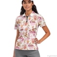 thumbnail image 6 of FUIALDOLG Cartoon Dinosaur Patterns Womens Golf Shirt for Tennis Outdoor, Quick Dry Polyester Golf Polo Tops Fashion Breathable Polo Shirts, 6 of 10