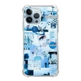 thumbnail image 1 of Bule Collage Case Compatible with iPhone 14 Pro,Unique Art Design TPU Shock-proof Full Cover, 1 of 6