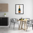 thumbnail image 2 of Stupell Industries Classy Champagne Wine Bottle Kitchen Bar Beverage Graphic Art Jet Black Floating Framed Canvas Print Wall Art, Design by Amelia Noyes, 2 of 6