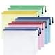 thumbnail image 1 of Bolsa de archivo transparente - paquete de 10 colores mixtos [2 por color] [A5] tamaño mediano Ormromra WMPH-1095, 1 of 5