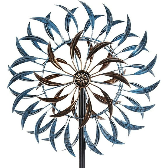 Large Wind Spinners Outdoor, Metal Wind Sculptures & Spinners 360 Degrees Kinetic Wind Spinners for Yard and Garden 64 * 15.7 Inches