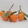 thumbnail image 4 of Yuedong Artificial Orange Simulation Party Kitchen Home 3 Pcs Festival Decoration Fake Fruit, 4 of 6