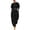 Black, variant on Summer 2 Piece Sets,Women's 2 PCS T-shirts Tops Bodycon Harem Pants Nightclub Party Tracksuit Outfits Set