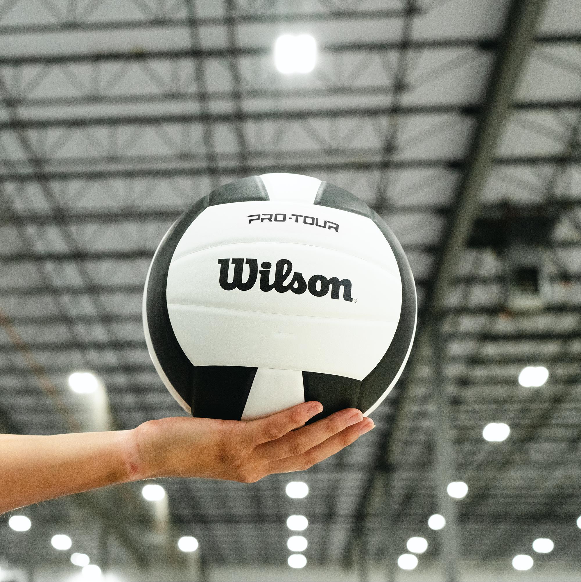 Wilson Pro Tour Indoor Volleyball Black/White photo 6