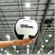 Wilson Pro Tour Indoor Volleyball - Black/White, Official Size