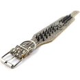 thumbnail image 4 of YOITEA 3" Sharp Spiked Studded Leather Dog Collar for Training,Sports,Walking,Travel,Dog Show,Heavy Duty,Waterproof,Medium Dogs,Pitbull,Labrador,Boxer, 4 of 4