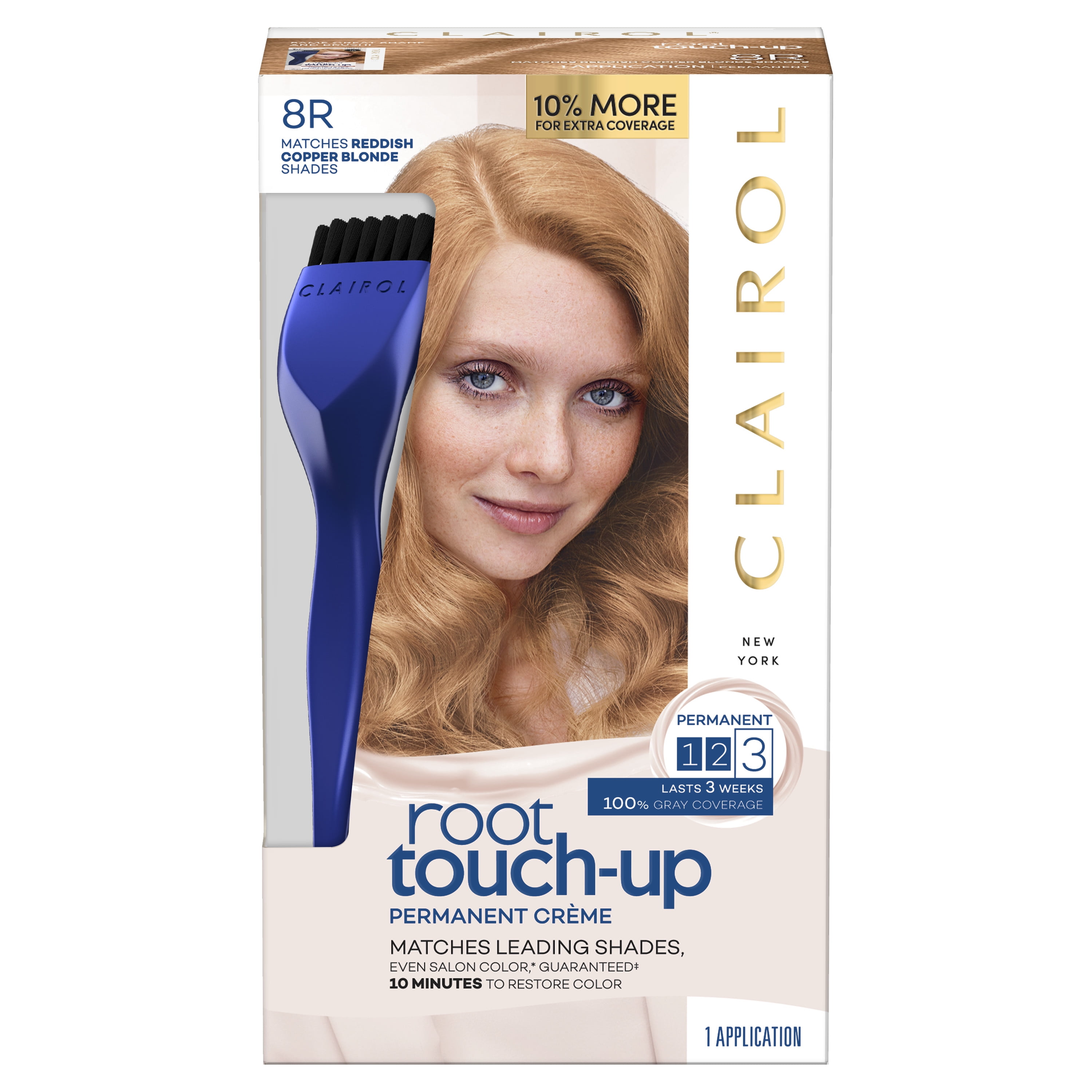 Clairol Root TouchUp Permanent Hair Color Crème 8R Reddish Copper