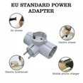 thumbnail image 3 of European Type Conversion Plug 1 TO 3 Way EU Standard Power Adapter Socket New F0, 3 of 8