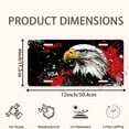 thumbnail image 2 of License Plate,Eagle Head with "Made in the USA" Decorative Front,Personalized Stainless Steel License Plate Cover For Men Women,12.2" X 6.2", 2 of 7