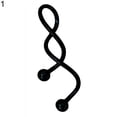 thumbnail image 4 of Ayyufe Pack Of 1 14g Cool Twist Spiral Ear Industrial Barbell Belly Ring Piercing Earring, 4 of 6