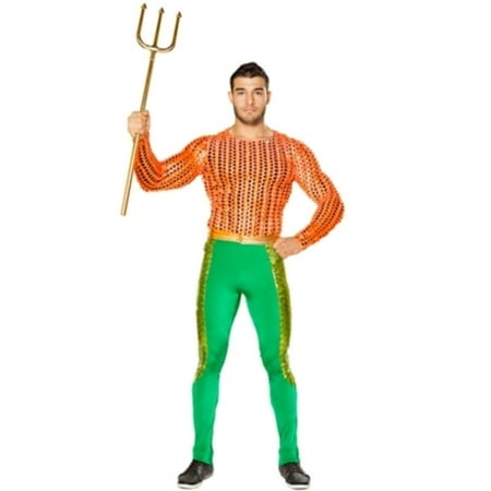 Oceans Protector Costume Roma Costumes 4659 Orange/Green
