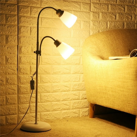 Ul Li Specification Color Black White Size As Shows Voltage Ac 220v Style Contemporary Material Metal Acrylic Switch On Power Source Corded Electric Type Of Bulb E27 Not Li Type Of Bulb E27, Double Floor Lamps For Reading