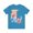 Aqua, variant on Letter L Unisex Graphic Tee With Vintage Inspired Artwork Quality