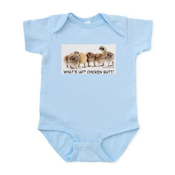 CafePress - What's Up? Chicken Butt! Infant Bodysuit - Baby Light Bodysuit, Size Newborn - 24 Months