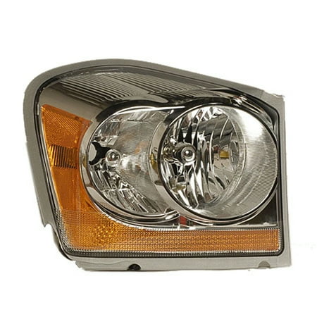 Aftermarket 2004-2005 Dodge Durango  Passenger Side Right Head Lamp Assembly incl Side Marker Bulb Hole
