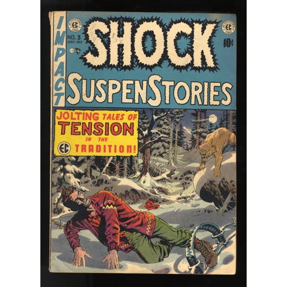 Shock Suspenstories #3 VG/FN 5.0 Decapitated Head Panel! Comic Book