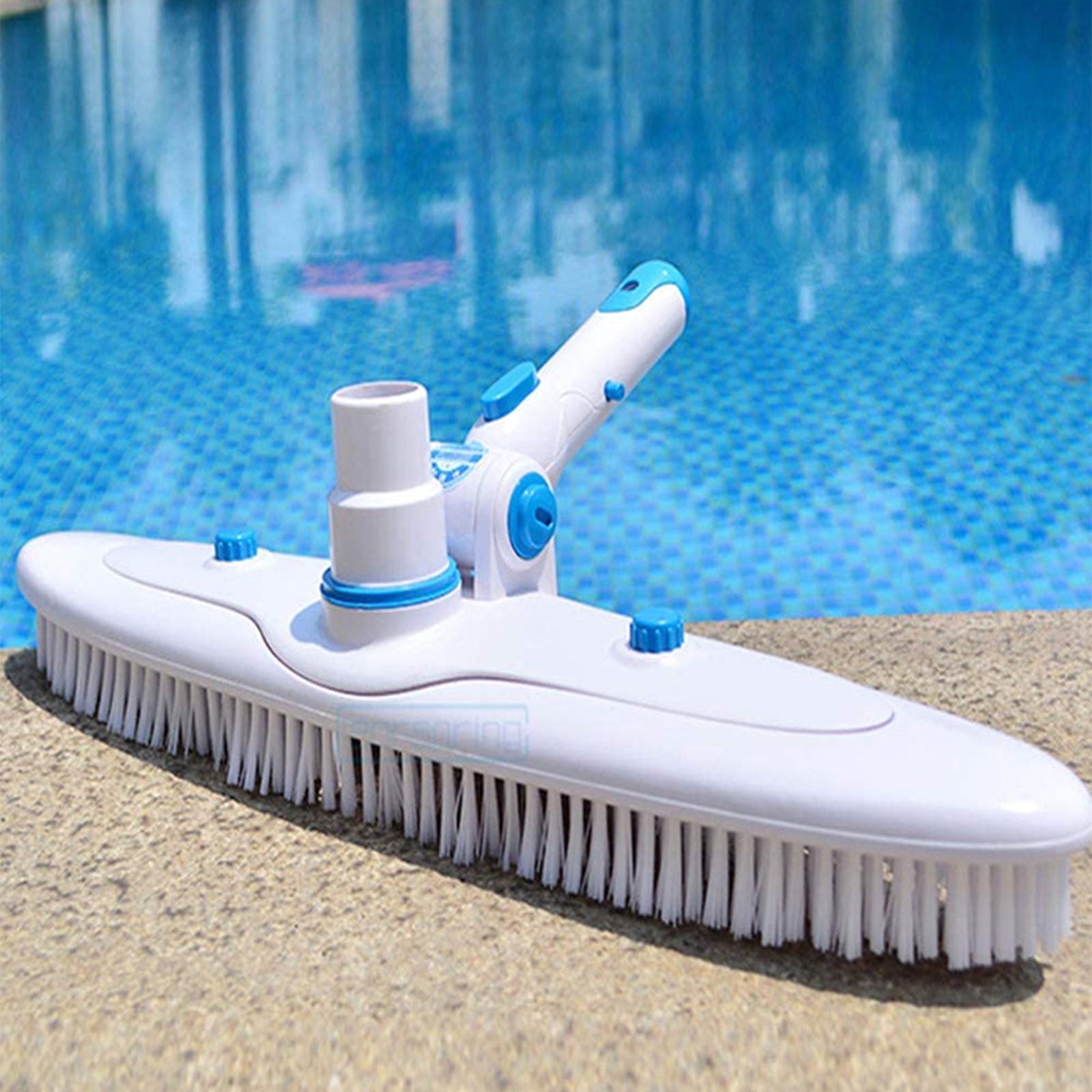 Douhoow Pool Vacuum Brush Suction Head, High Density Hair Bottom