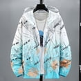thumbnail image 2 of Summer Skin Coats Men Ultra Light UV Sun Protection Big Size Hooded Windbreaker Jacket Men printing Casual Outwear, 2 of 7