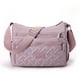 thumbnail image 1 of Bolso de hombro clásico de nylon para mujer | Bolso crossbody de gran capacidad y múltiples compartimentos | Cuero blando, correa ajustable, diseño elegante | 20x26x12cm | Viajes, trabajo, compras, 1 of 1