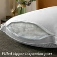 thumbnail image 5 of Bed Pillows Comfortable Washable Bed Pillow Core Soft Breathable Lightweight Pillows,Hotel-Grade Ergonomic Cervical Support Pillow for Back,Side,Stomach Sleepers(Low-Height Pillows), 5 of 5