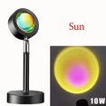 thumbnail image 1 of Sunset-glow Lampe de Nuit usb Moderne Lampe de Sol projection Colorée Ambiance Café Fond de Chevet Mur, 1 of 1