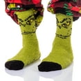 Dr. Seuss The Grinch Men's Pajama Pants Shirt and Socks 3 Piece Pajama Set (Large)