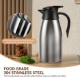 thumbnail image 5 of Wekvgz Coffee Carafe Stainless Steel Insulated Coffee Carafe Vacuum Insulated Coffee Carafe 68Oz Thermal Coffee Carafe Leak Proof Insulated Coffee Carafe with Handle Suitable for Tea, 5 of 10