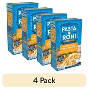 (4 pack) Pasta Roni Four Cheese Corkscrew Pasta, 6oz Box