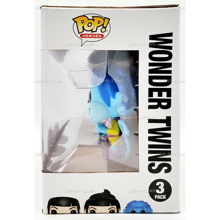DC Super Hero Funko Pop! Heroes Wonder Twins 3-Pack Vinyl Figure