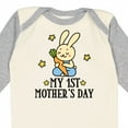 thumbnail image 4 of Inktastic My 1st Mothers Day Boys Boys Long Sleeve Baby Bodysuit, 4 of 5