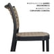 thumbnail image 4 of JAUZ IMPROVEMENT 1pz Silla Minimalista Color Arena Moderna Ton con Base Oscura Ideal Parar Exteriores y Interiores (A2328), 4 of 5
