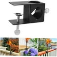 thumbnail image 4 of y 4 Pack Base de Torche Universelle Pince de Torche Pièces de Torche pour Terrasse Support de Porche Support de Torche pour Terrasse Métal, 4 of 5